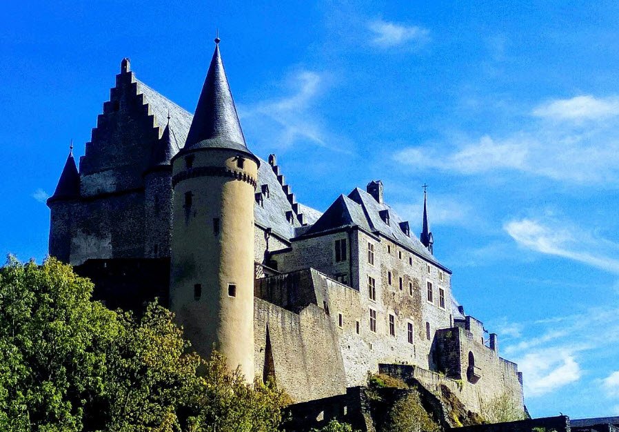 Vianden Castle, Vianden, Diekirch District, Luxembourg